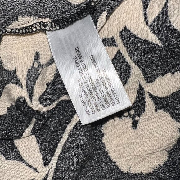 Knox Rose Boho Floral Peasant Shirt, large - Picture 4 of 4